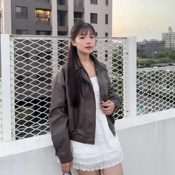 首爾街區 入秋皮質柔軟經典百搭皮外套 (3colors) #ZA01 