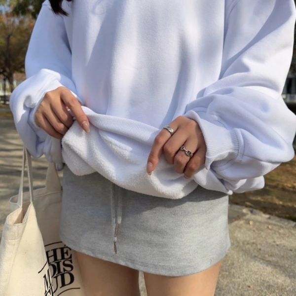 【現貨】Cleanfit look 好版型舒適刷絨大學Tee 情侶款 (colors6) #L04 