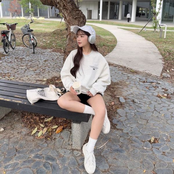 洛城街刊 美式英文印花挺版大學Tee (1colors) #ZD02 