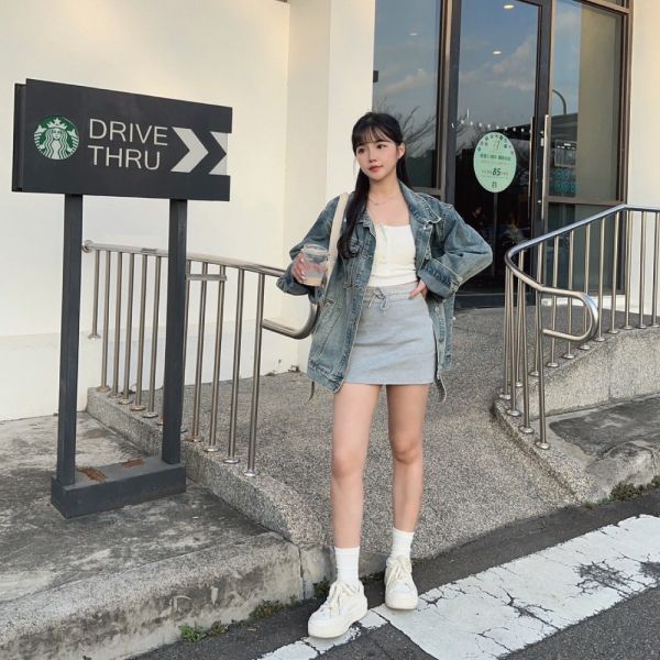 永遠穿不膩 Oversize情侶款重磅牛仔外套 (1colors) #N11 
