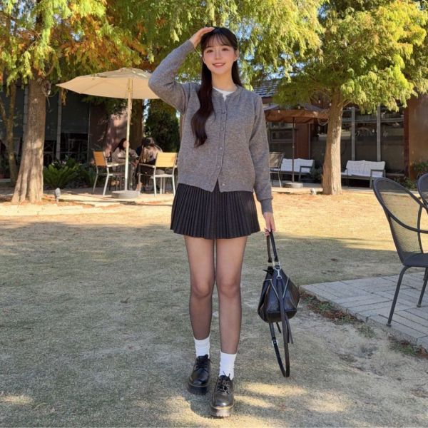 穿滿一週 六色冬日疊穿必備百搭軟糯針織外套 (6colors) #ZF02 