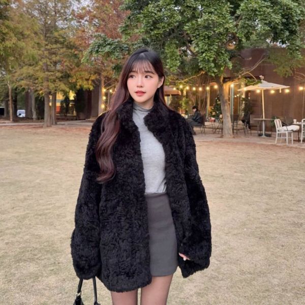 【現貨】推薦入手 高cp百搭毛呢微A字短裙 安全褲設計 (2colors) #ZG06 