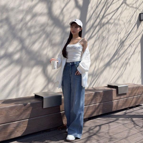 聚焦訊號 字母印花細肩帶Bra背心 (2colors) #ZJ03 