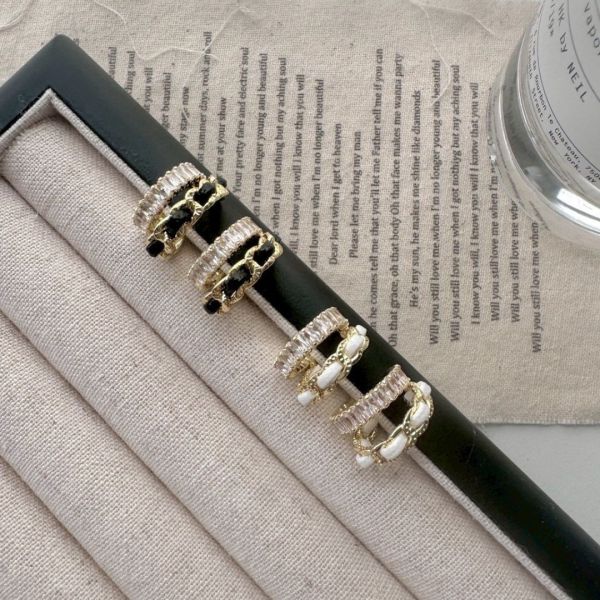 【現貨】法式小香風 可調節耳骨夾 無耳洞福音 (2colors) #B11 