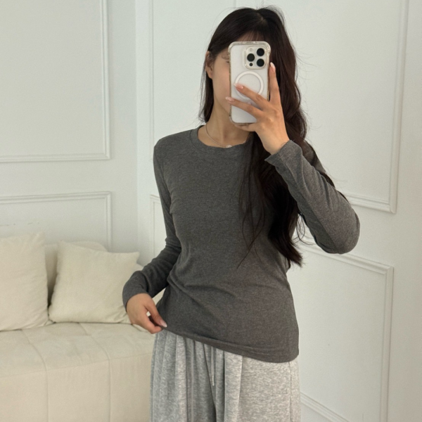 打底神器 純色基礎軟糯百搭打底衣 (3colors) #ZB09 