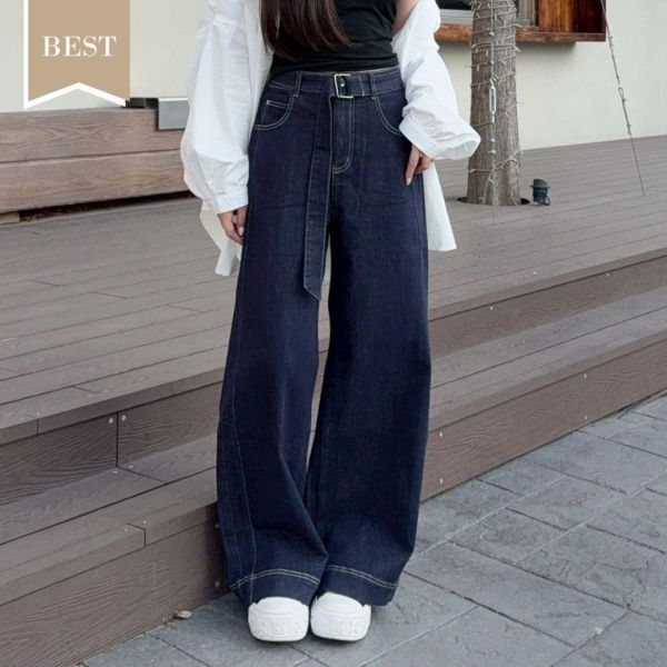 【現貨】“自訂款C位褲” 穿上瞬間成為矚目焦點 附腰帶 (1colors) #GN15Q2503-03 