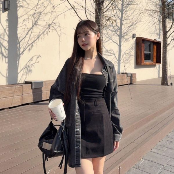 【現貨】日光舊影 春夏透氣柔軟oversize大口袋牛仔外套 (2colors) #1812 