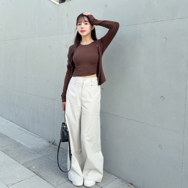 懶人bi備 好版型舒適百搭真兩件套set (2colors) #ZB03 