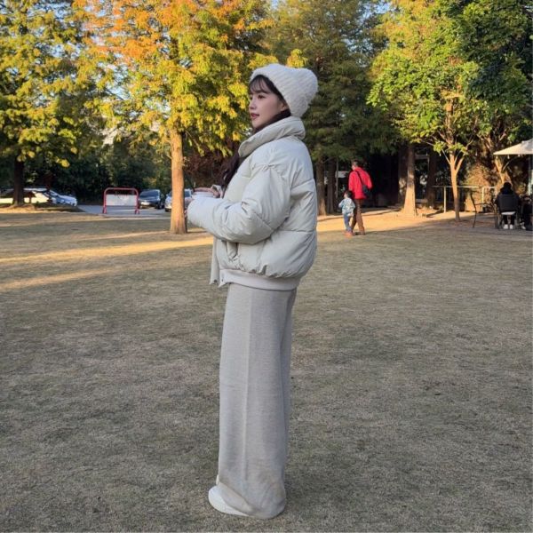 冬日小暖爐 厚磅刷絨垂墜針織長褲 (2colors) #ZE07 