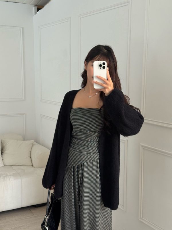 奶酥厚片 百搭溫柔繭型針織毛衣外套 (3colors) #ZC05 