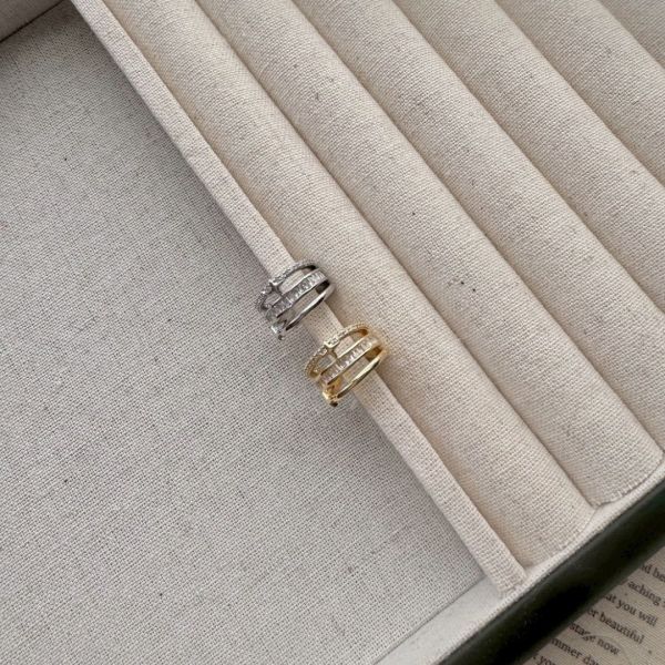 【現貨】雙層法式 可調節耳骨夾 無耳洞福音 (2colors) #B08 