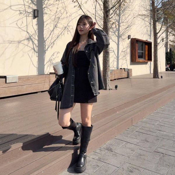 【現貨】日光舊影 春夏透氣柔軟oversize大口袋牛仔外套 (2colors) #1812 