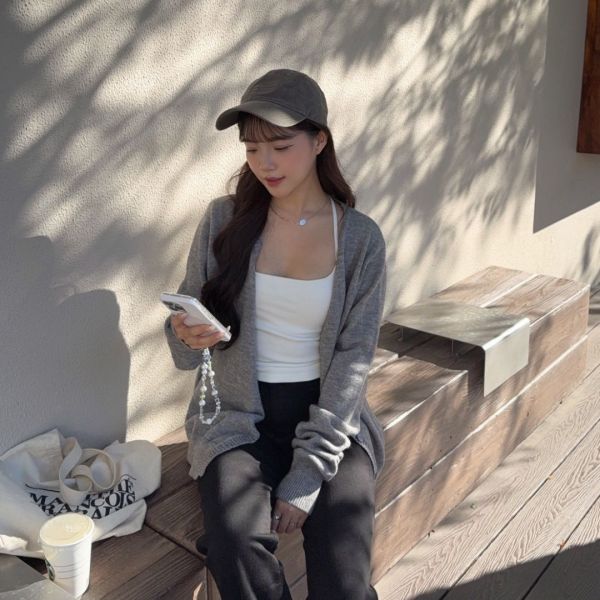 完全不透.ᐟ.ᐟ 閉眼包色百搭棉質Bra背心 (2colors) #ZD11 