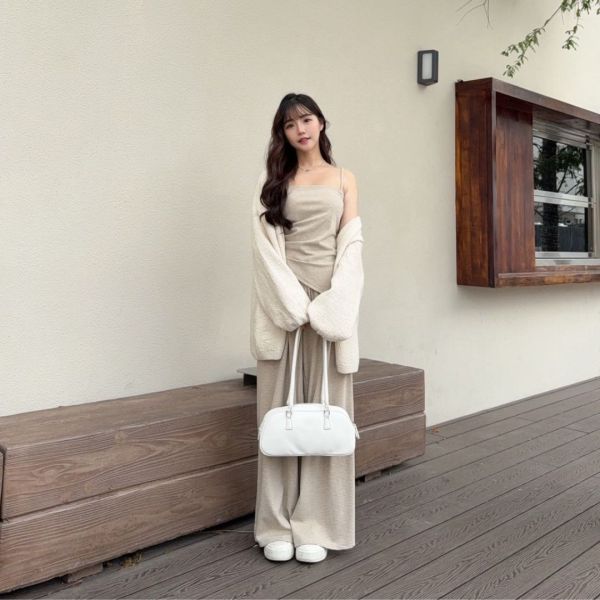 【現貨】人手一套.ᐟ.ᐟ 本期必敗設計感條紋長褲套裝set (3colors) #ZC03 