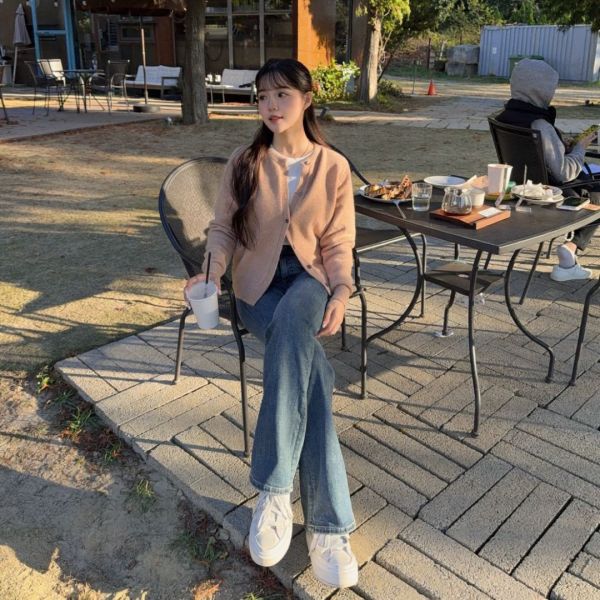 穿滿一週 六色冬日疊穿必備百搭軟糯針織外套 (6colors) #ZF02 