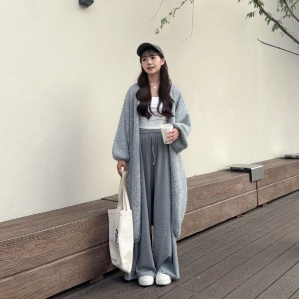 【現貨】溫柔備忘 軟綿綿長版針織毛衣外套 (3colors) #ZC04 