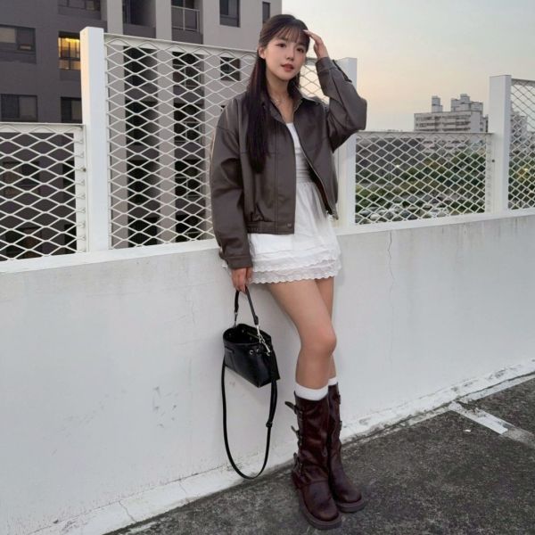 秋冬權威神靴 高質感復古百搭褲管靴(2colors) #ZB10 