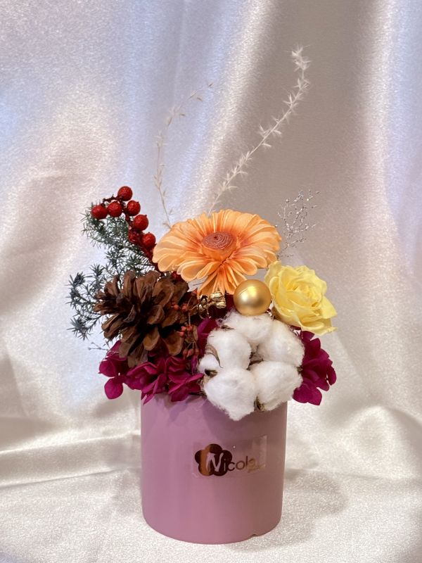 聖誕限定 - 聖誕暖語 聖誕限定, 索拉花, 永生不凋花, 永生花, 聖誕禮物