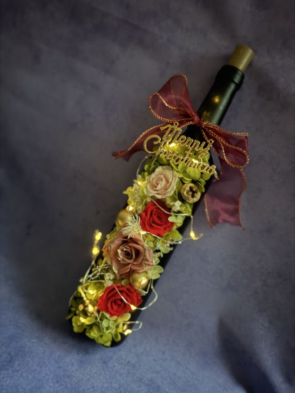 幸福酒樽 聖誕系列, Christmas Decoration, 聖誕裝飾, Christmas Gift, 節慶商品, 幸福酒樽, 永生不凋花, 日本AUBE永生不凋花