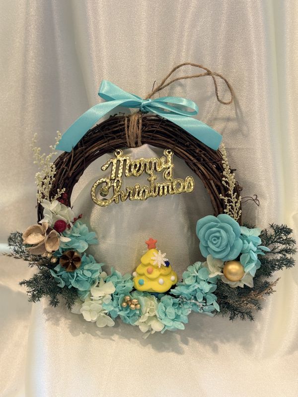 歡樂聖誕藤圈手作 歡樂聖誕藤圈手作, DIY, 手作, 永生不凋花