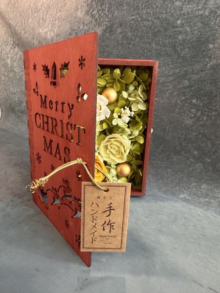 聖誕書 聖誕節禮物, 聖誕樹, 聖誕裝飾, 家飾, 永生不凋花, 乾燥花