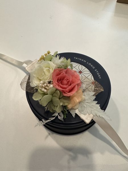 手腕花系列_紅娘子 日本AUBE玫瑰 , 手腕花, 永生花, 不凋花