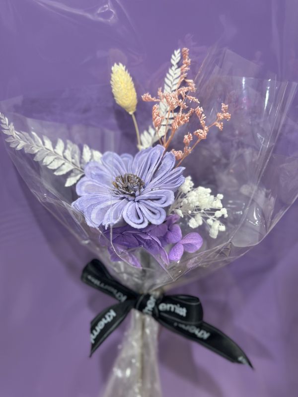 淺紫瑪格麗特小花束 情人節花束, 畢業典禮花束, 母親節花束,淺紫瑪格麗特