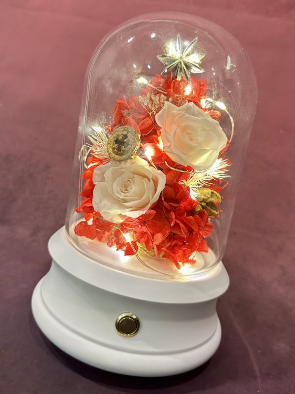 DIY - 藍牙音箱手作特惠 手作坊,永生不凋花,客製花藝, DIY, 永生蒲公英水晶球, 打造你專屬的永生蒲公英水晶球(連燈)