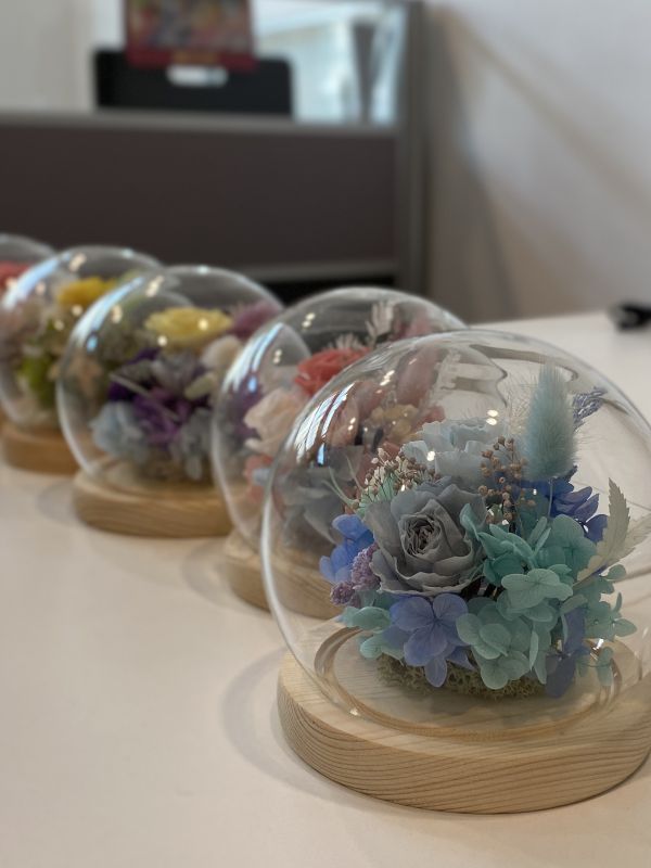 客制化水晶球 日本AUBE永生花材, 配花, 玻璃球, 水晶球