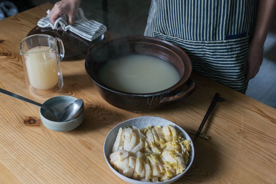 【胭脂】冬日的約定，自然發酵酸白菜/鴨高湯 