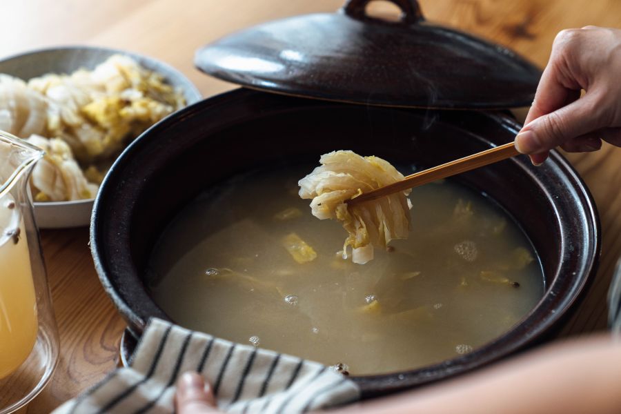 【胭脂】冬日的約定，自然發酵酸白菜/鴨高湯 