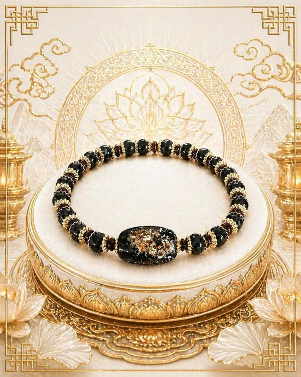 【泰國龍宮舍利】黑龍洞靈骨手鏈 (附台大國際寶石鑑定所證書) 靈骨舍利