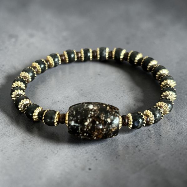 【泰國龍宮舍利】黑龍洞靈骨手鏈 (附台大國際寶石鑑定所證書) 黑龍洞靈骨手鏈