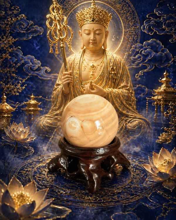 【泰國龍宮舍利】摩尼寶珠(含底座) 龍宮舍利