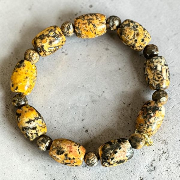 【泰國龍宮舍利】黑龍洞轉金靈骨舍利手鏈 (附台大國際寶石鑑定所證書) 黑龍洞靈骨舍利手鏈