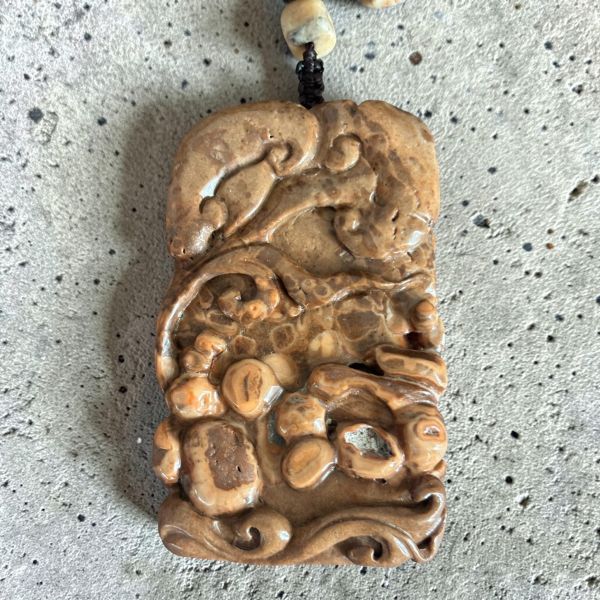 【泰國龍宮舍利】地藏王菩薩佛牌  雙面精雕 泰國龍宮舍利