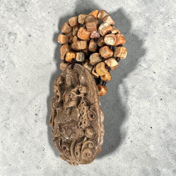 【泰國龍宮舍利】觀音佛牌 雙面精雕 龍宮舍利