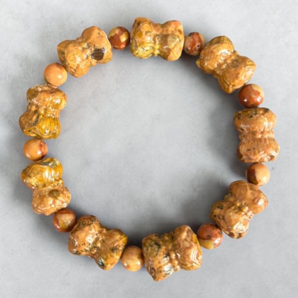 母親節優惠組(限時限量）財寶平安扣項鏈+ 九轉蓮花手鏈 母親節