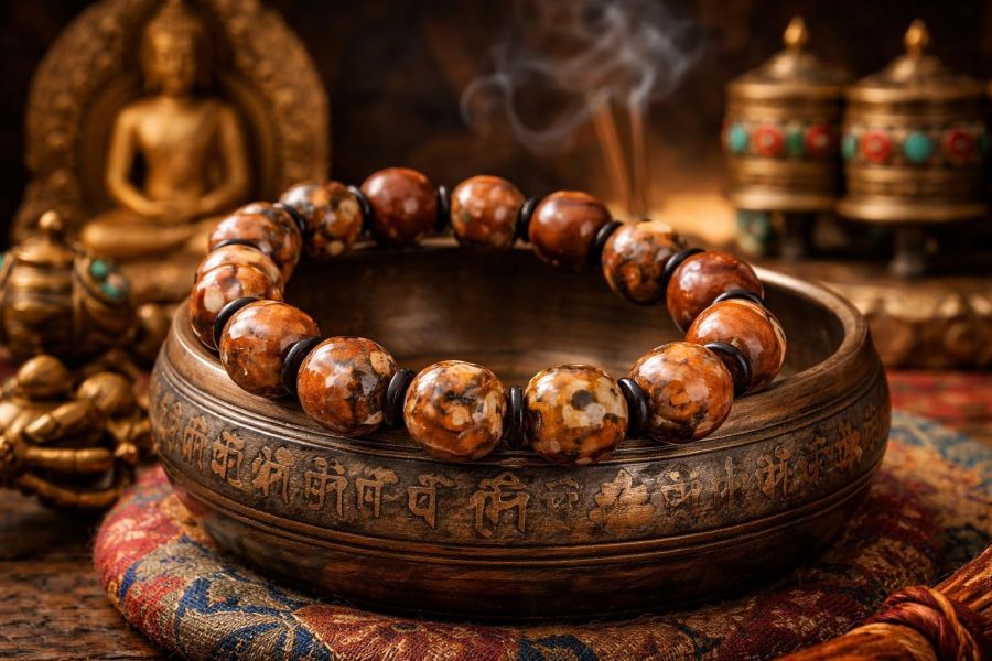 【泰國龍宮舍利】老礦財寶舍利手鏈 財寳舍利