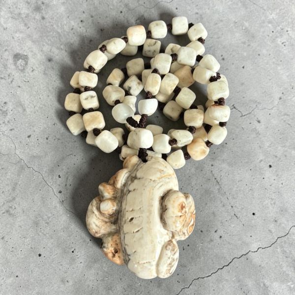 【泰國龍宮舍利】瓷化尊者舍利摳珠項鏈 龍宮舍利