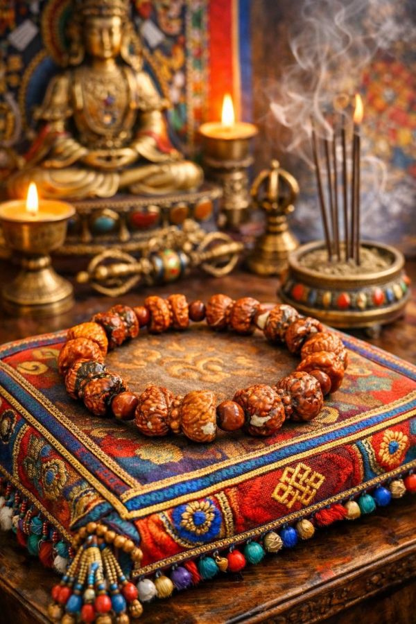 【泰國龍宮舍利】九轉蓮花手鏈 