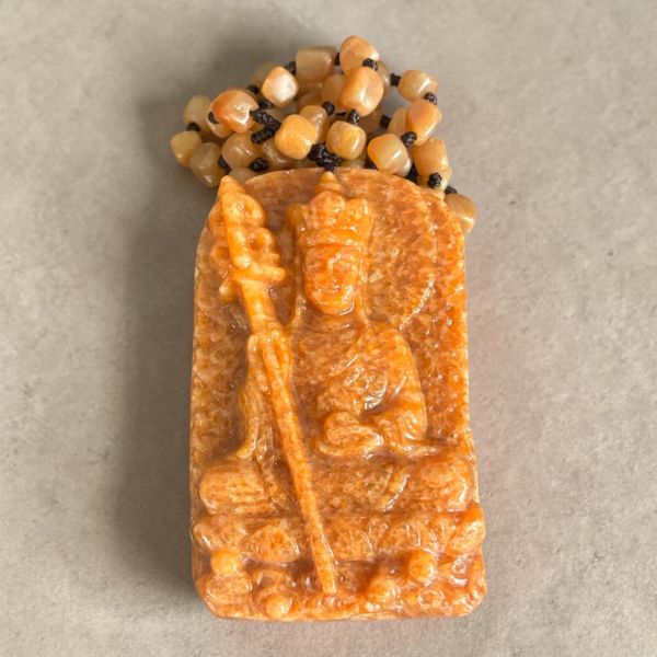 母親節限定【泰國龍宮舍利】地藏王菩薩佛牌 (含蓮花底座) 地藏王