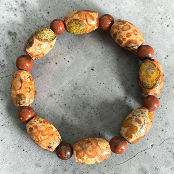 【泰國龍宮舍利】財寶桶珠手鍊 (附台大國際寶石鑑定所證書) 財寶舍利