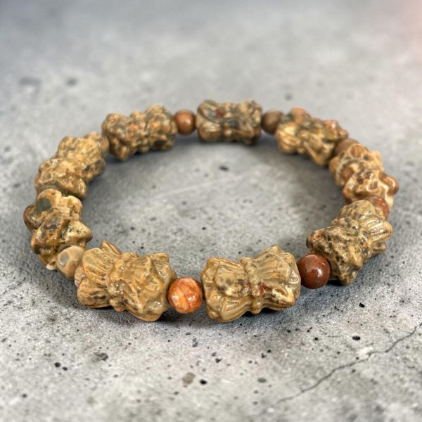 【泰國龍宮舍利】九轉蓮花手鏈 靈骨舍利手鏈