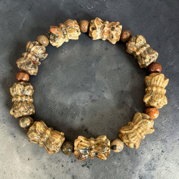 【泰國龍宮舍利】九轉蓮花手鏈 靈骨舍利手鏈