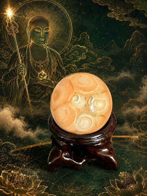【泰國龍宮舍利】摩尼寶珠(含底座) 龍宮舍利