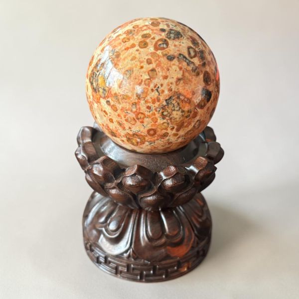 【泰國龍宮舍利】摩尼寶珠(含蓮花底座) 龍宮舍利