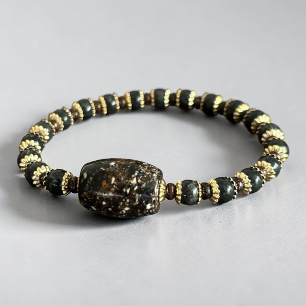 【泰國龍宮舍利】黑龍洞靈骨手鏈 (附台大國際寶石鑑定所證書) 黑龍洞靈骨手鏈