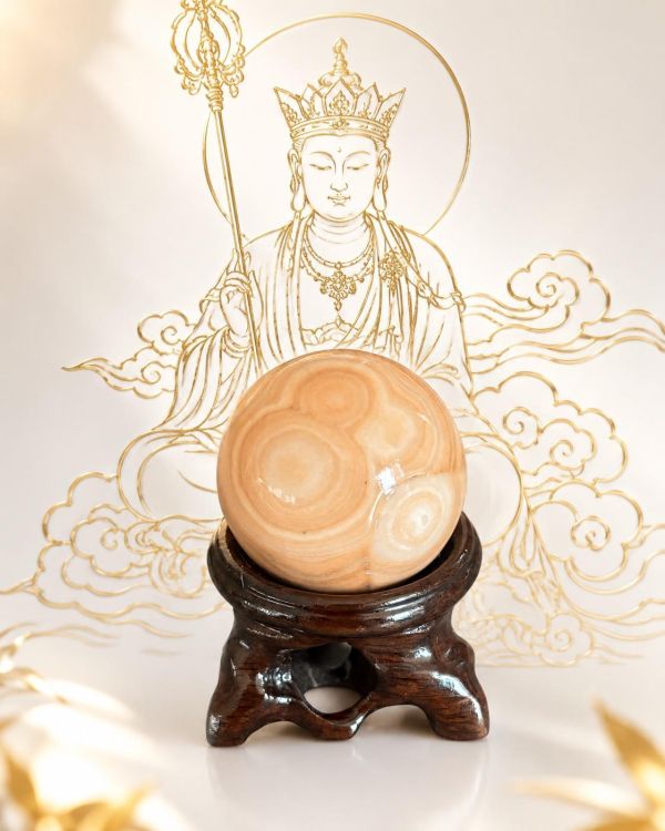 【泰國龍宮舍利】摩尼寶珠(含底座) 龍宮舍利