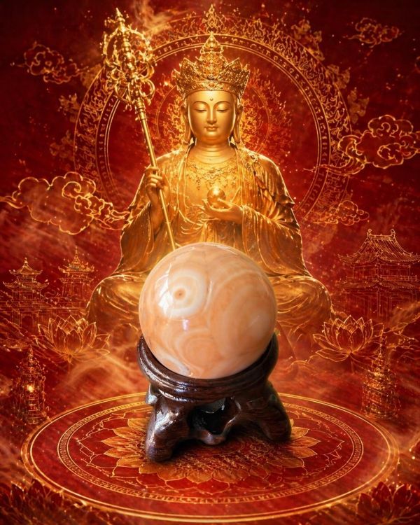 【泰國龍宮舍利】摩尼寶珠(含底座) 龍宮舍利